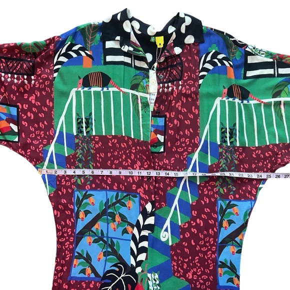 Farm Rio - Sold Out Georgia Jumpsuit NWT - Size S - Picture 11 of 12